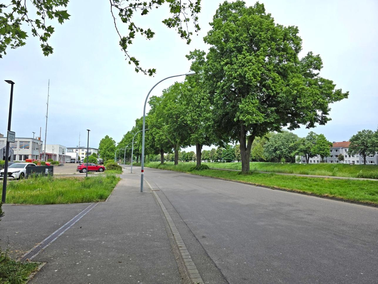 In der Plittersdorfer Straße wird ein Radschutzstreifen errichtet. Foto: Stadt Rastatt/Isabelle Joyon In der Plittersdorfer Straße wird ein Radschutzstreifen errichtet.