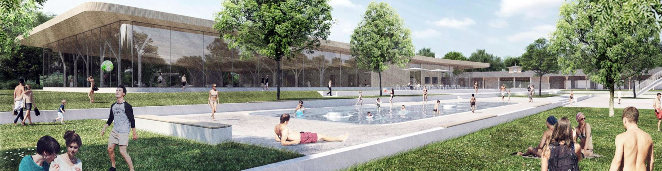 Visualisierung neues Kombibad